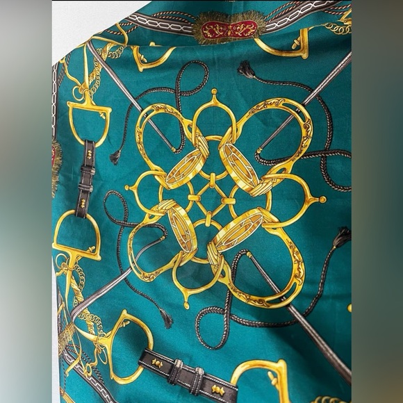 Lancel Silk Square Scarf,Vintage Silk Scarf, Japanese Vintage - Picture 4 of 6